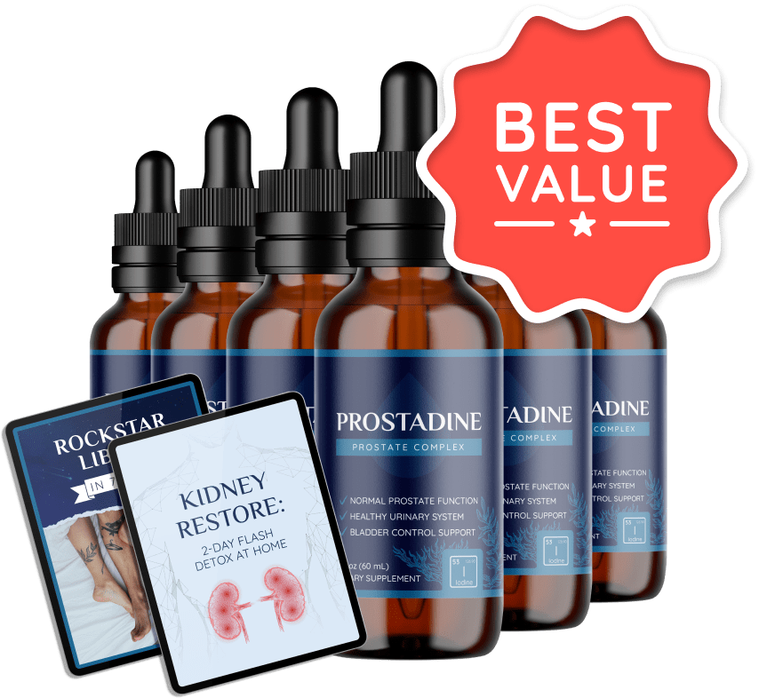 Prostadine - 3 + 3 Bottles + 2 Free Ebooks