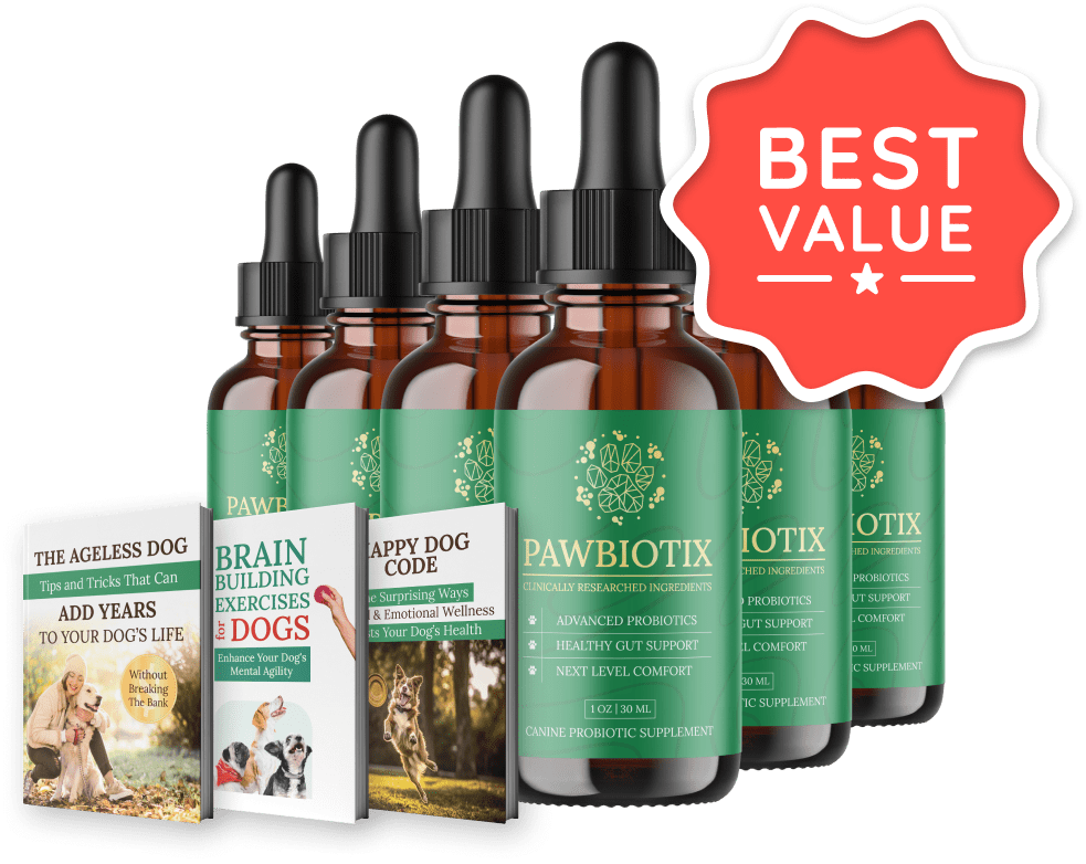 Pawbiotix - 3 + 3 Bottles + 3 Free Ebooks